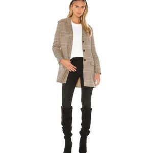 BB Dakota Check This Out Blazer in Brown